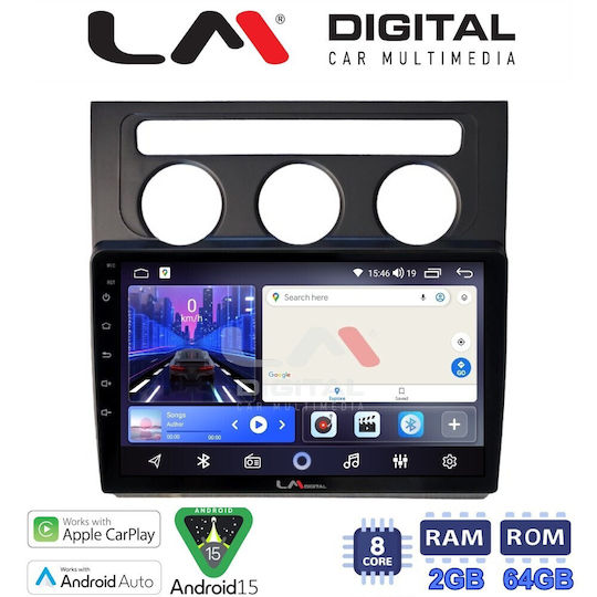 LM Digital Car Audio System for Volkswagen Touran 2003 2010 Bluetooth USB Wi-Fi GPS Apple CarPlay Android Auto