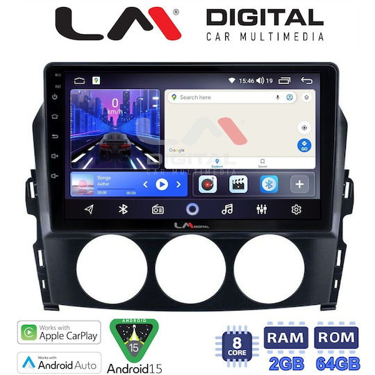 LM Digital Car Audio System for Mazda MX-5 2005 2015 Bluetooth USB Wi-Fi GPS Apple CarPlay Android Auto