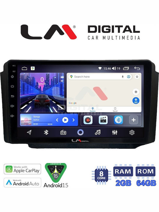 LM Digital Car Audio System for SsangYong Rexton 2001 2006 Bluetooth USB Wi-Fi GPS Apple CarPlay Android Auto