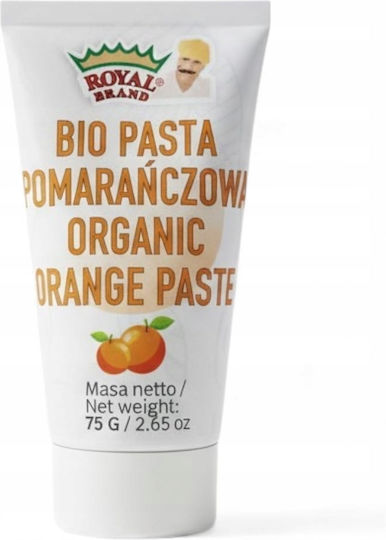 Органична Паста Оранжев 75 G Туба Сладкарски Вкусове Парченца Кора Оранжев