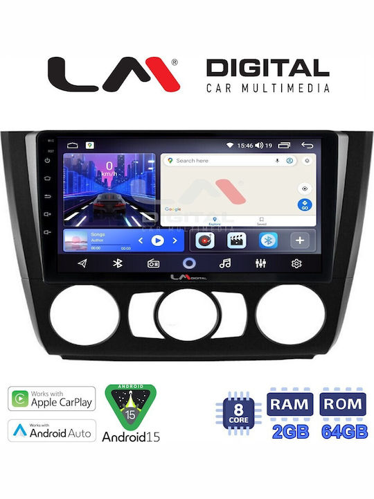 LM Digital Car Audio System for BMW Series 1 E81 E82 E87 2004-2011 Bluetooth USB Wi-Fi GPS Apple CarPlay Android Auto