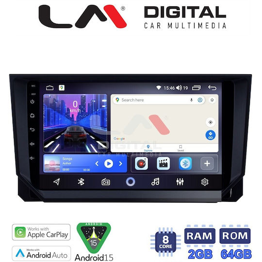 LM Digital Car Audio System for Seat Ibiza Arona 2018 Bluetooth USB Wi-Fi GPS Apple CarPlay Android Auto