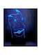 Lămpă Decorativă LED Iluzie 3D 3x3 cm