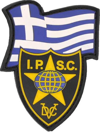 I.p.s.c Ελληνική Σημαία Σήμα Pvc Πολύχρωμο