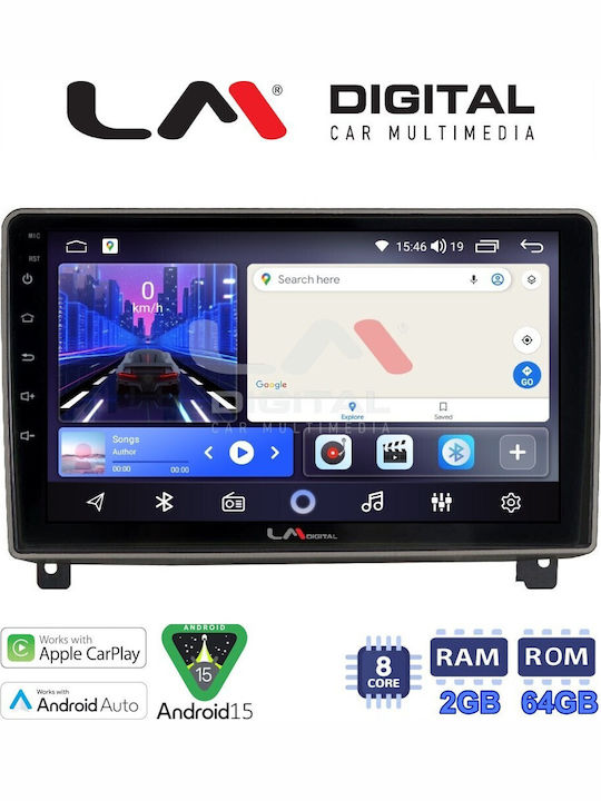 LM Digital Car Audio System for Peugeot 407 2004 2011 Bluetooth USB Wi-Fi GPS Apple CarPlay Android Auto