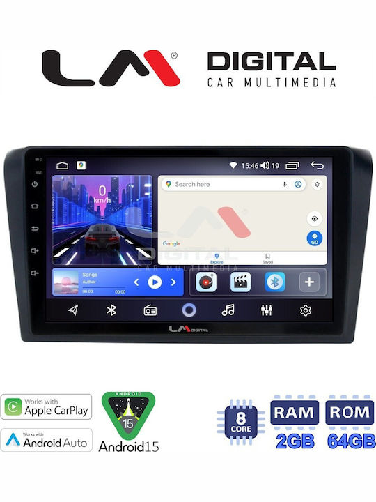 LM Digital Car Audio System for Mazda 3 2003 2008 Bluetooth USB Wi-Fi GPS Apple CarPlay Android Auto