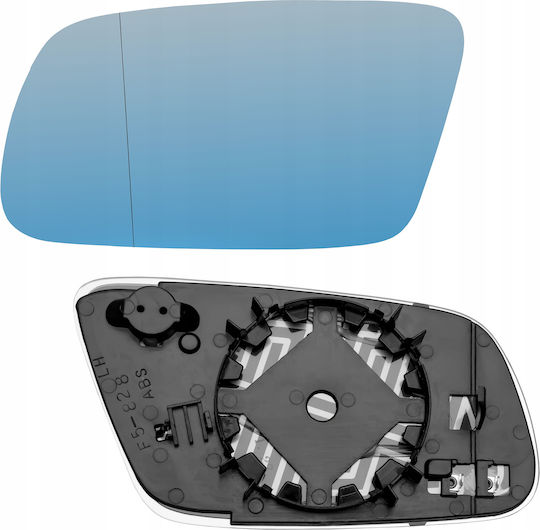 Audi A6 C5 Left Heated Mirror Glass Insert