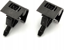 2x Windshield Washer Nozzle Nissan Qashqai I 06-14