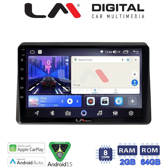 LM Digital Ηχοσύστημα Αυτοκινήτου για Opel Movano Renault Master Nissan NV400 2020 (Bluetooth/USB/WiFi/GPS/Apple-Carplay/Android-Auto)