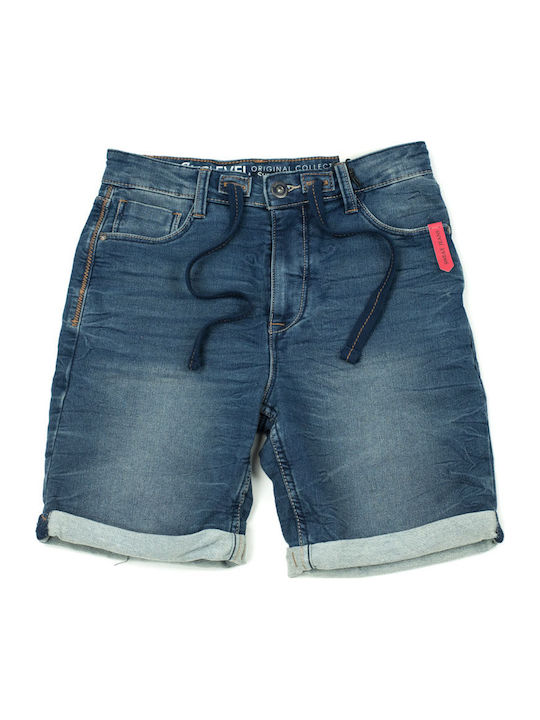 Men's Denim Shorts Dark Blue