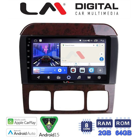 LM Digital Car Audio System for Mercedes-Benz S Class 1998 2005 Bluetooth USB Wi-Fi GPS Apple CarPlay Android Auto