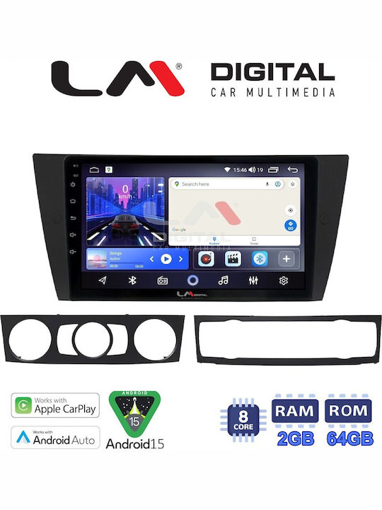 LM Digital Car Audio System for BMW Series 3 2005-2012 Bluetooth USB Wi-Fi GPS Apple CarPlay Android Auto