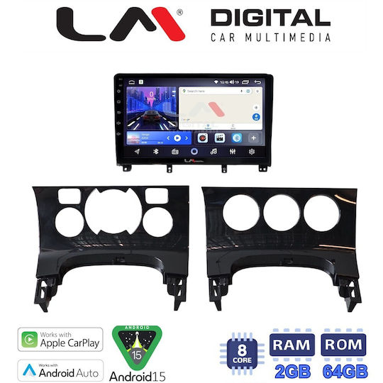 LM Digital Ηχοσύστημα Αυτοκινήτου για Peugeot 3008 2016 (Bluetooth/USB/WiFi/GPS/Apple-Carplay/Android-Auto)