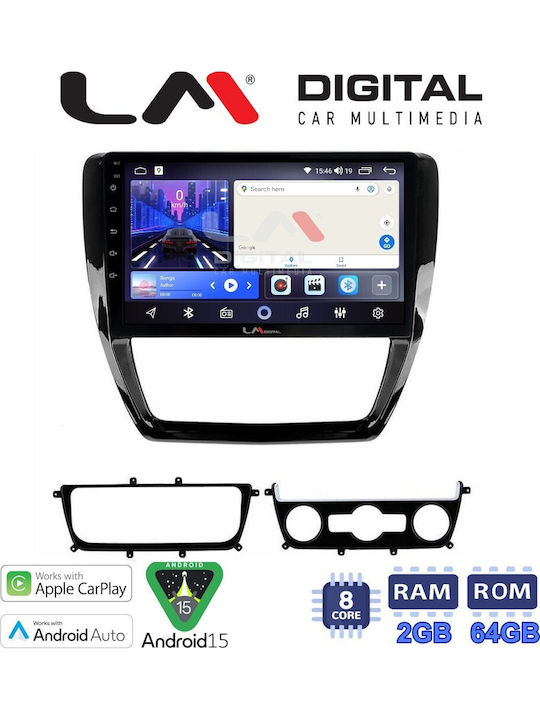 LM Digital Car Audio System for Volkswagen Jetta 2011 2018 Bluetooth USB WiFi GPS Apple CarPlay Android Auto