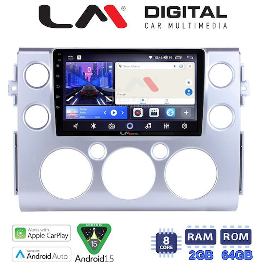 LM Digital Ηχοσύστημα Αυτοκινήτου για Toyota FJ 2014 (Bluetooth/USB/WiFi/GPS/Apple-Carplay/Android-Auto)