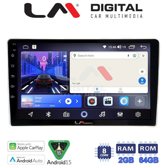 LM Digital Ηχοσύστημα Αυτοκινήτου για Peugeot Expert / Partner Fiat Scudo Toyota Proace Citroen C2 / C3 / Berlingo / C4 / Jumpy 2001 (Bluetooth/USB/WiFi/GPS/Apple-Carplay/Android-Auto)