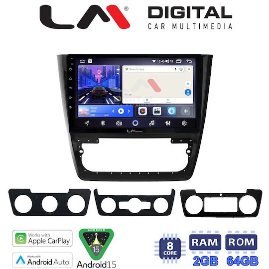 LM Digital Car Audio System for Skoda Yeti 2014 Bluetooth USB Wi-Fi GPS Apple CarPlay Android Auto