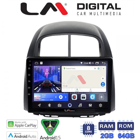LM Digital Ηχοσύστημα Αυτοκινήτου για Daihatsu Sirion Subaru Justy 2005 (Bluetooth/USB/WiFi/GPS/Apple-Carplay/Android-Auto)