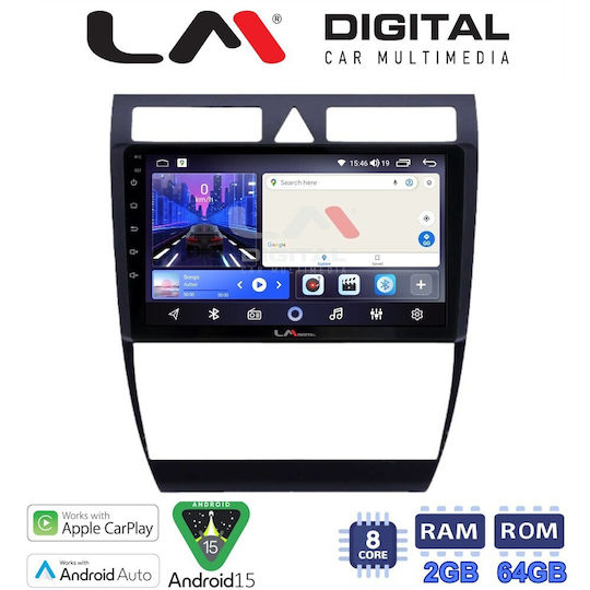LM Digital Ηχοσύστημα Αυτοκινήτου για Audi A6 1998 2004 (Bluetooth/USB/WiFi/GPS/Apple-Carplay/Android-Auto)