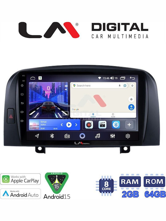 LM Digital Car Audio System for Hyundai Sonata 2006 2009 Bluetooth USB Wi-Fi GPS Apple CarPlay Android Auto