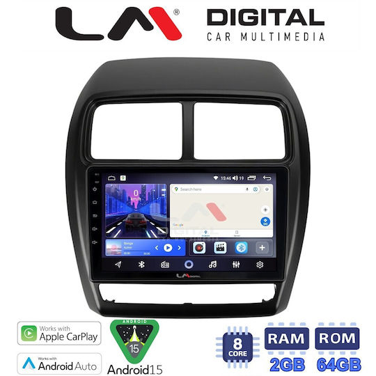 LM Digital Ηχοσύστημα Αυτοκινήτου για Mitsubishi Asx 2020 2023 (Bluetooth/USB/WiFi/GPS/Apple-Carplay/Android-Auto)