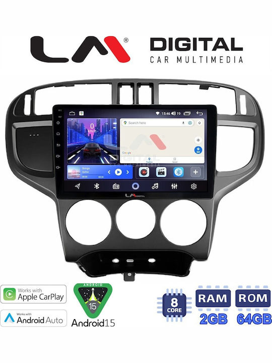 LM Digital Car Audio System for Hyundai Matrix 2001 2011 Bluetooth USB Wi-Fi GPS Apple CarPlay Android Auto
