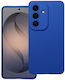 Matt Back Cover Σιλικόνης Μπλε (Galaxy S25)