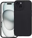 Matt Back Cover Σιλικόνης Μαύρο (iPhone 8 Plus / 7 Plus)