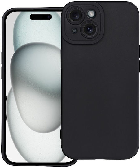 Matt Back Cover Σιλικόνης Μαύρο (iPhone 8 Plus / 7 Plus)