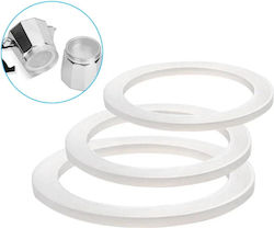 Set 3 Gaskets 6 Cups Stovetop Espresso Maker Silicone
