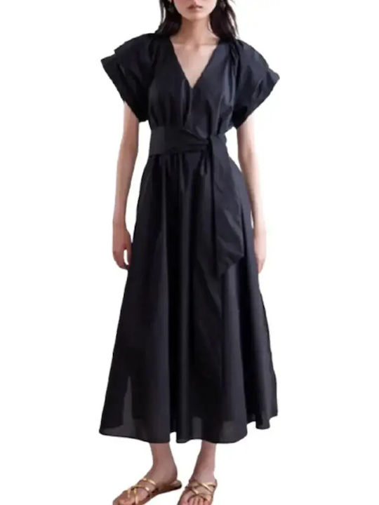 Καλοκαιρινό Midi Φόρεμα Black