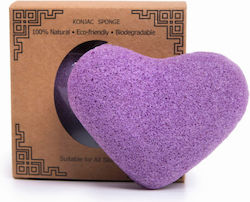 Lash Brow Konjac Lavender Sponge Heart
