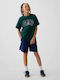 Kinder Shorts & Bermudas Stoff Military Blau