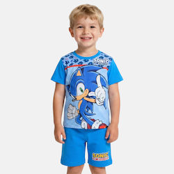 Disney Παιδικό Σετ με Σορτς Γαλάζιο 2τμχ Disney Παιδικό Σετ με Σορτς Γαλάζιο 2τμχ
