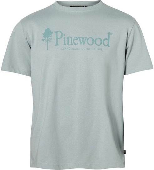 Herren Kurze Ärmel Pinewood Outdoor Life Farbe Aqua Grau Größe M