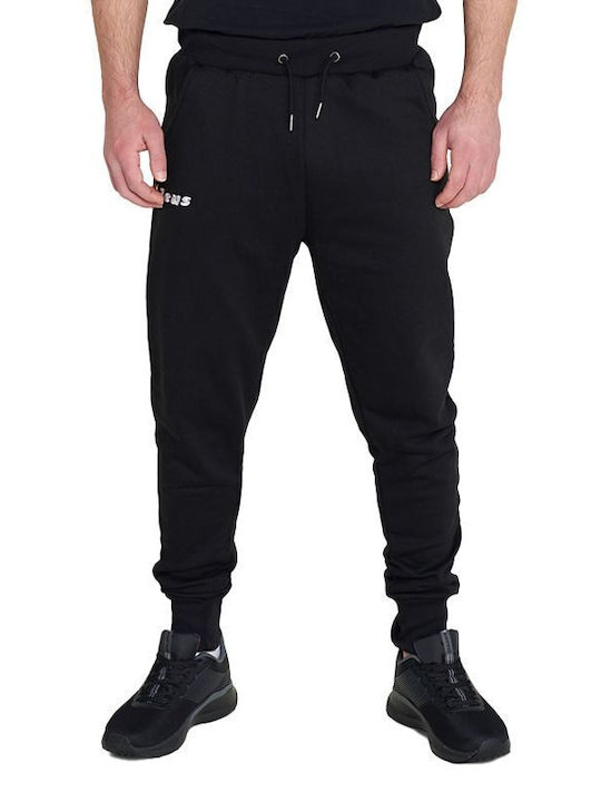 Herren-Sweatpants mit Gummizug Schwarz