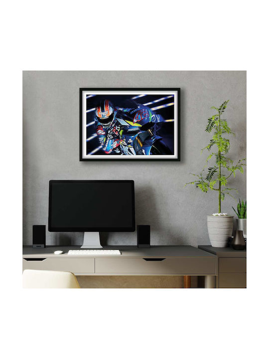 Poster Motogp Alex Rins Gp022 40cm X 50cm Frame...