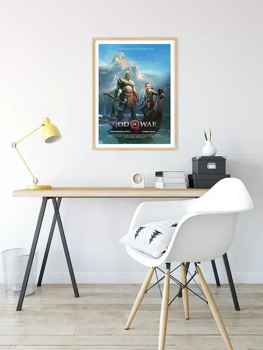 Gaming Poster God War Gm2333 40cm X 50cm Frame ...