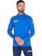 Athletic Long Sleeve Blouse Royal Blue