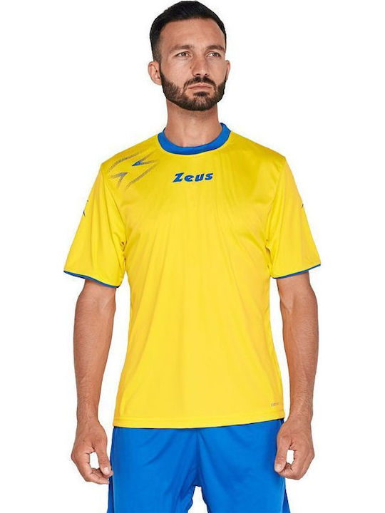 Zeus Mida Tricou Sport Galben/Albastru Regal