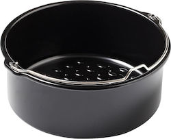 Στρογγυλό Δοχείο Φριτέζας Αέρα Ατσάλι 19 Cm Pyrex