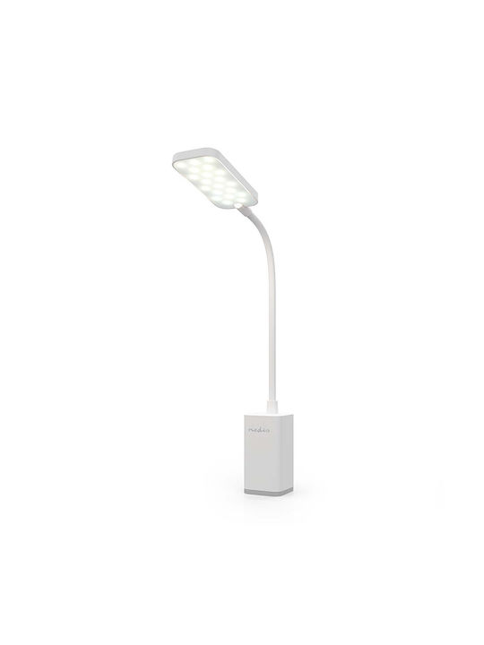 Nedis Wiederaufladbares LED Bürobeleuchtung mit Flexiblen Arm Nedis Wiederaufladbares LED Bürobeleuchtung mit Flexiblen Arm