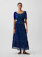 Maxi Damenröck Mittlere Indigo