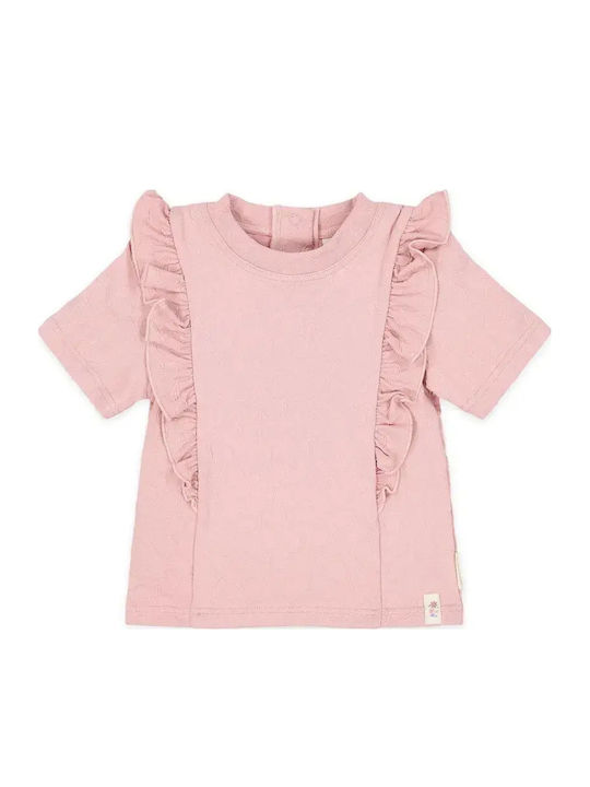 Little Dutch Παιδικό Μαγιό Μπλούζα Dreamy Pink Rose