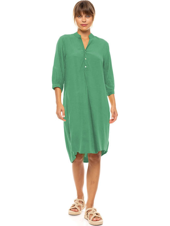 Pink Label Women's Green Beach Caftan