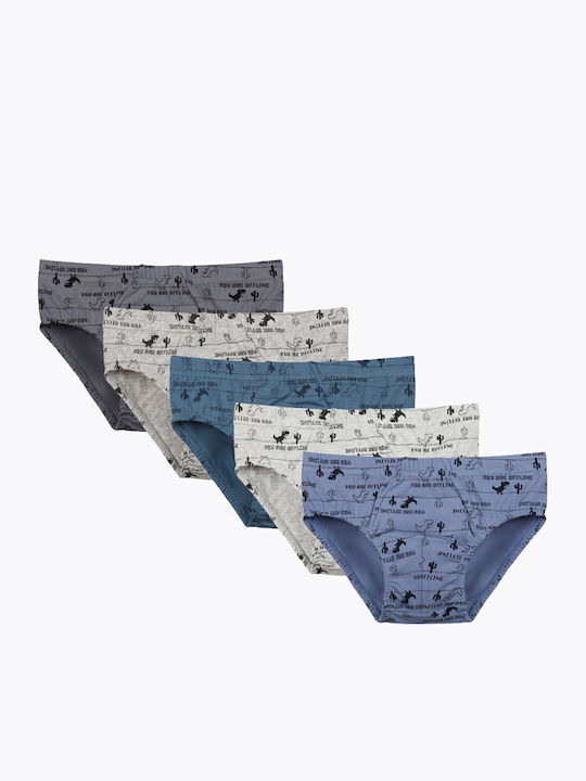 Donella Set Lenjerie Pentru Copii Chiloți 5 Bucăți Multicolori