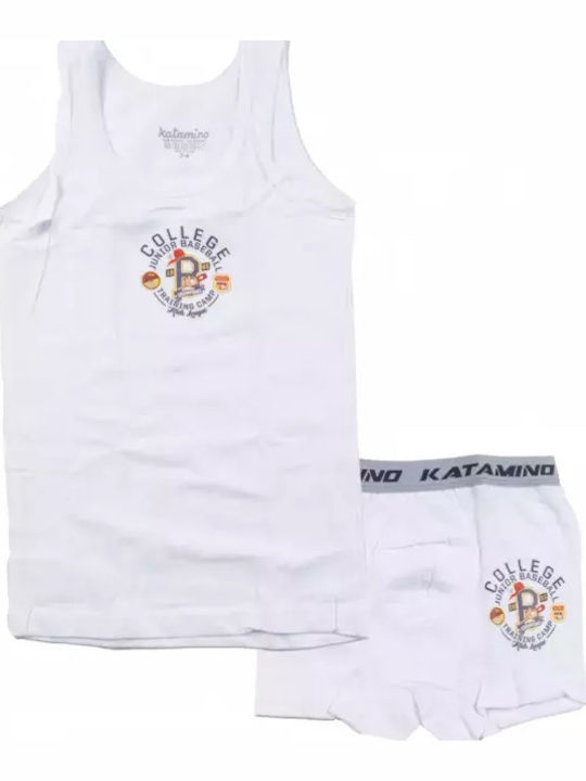 Online Set Kids Sleeveless Undershirts White