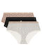 Les Pockets Cotton Women's Boxer 3Pack Gray