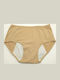 Cotton Women's Period Briefs Beige