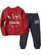 Kids Sweatpants Set Red